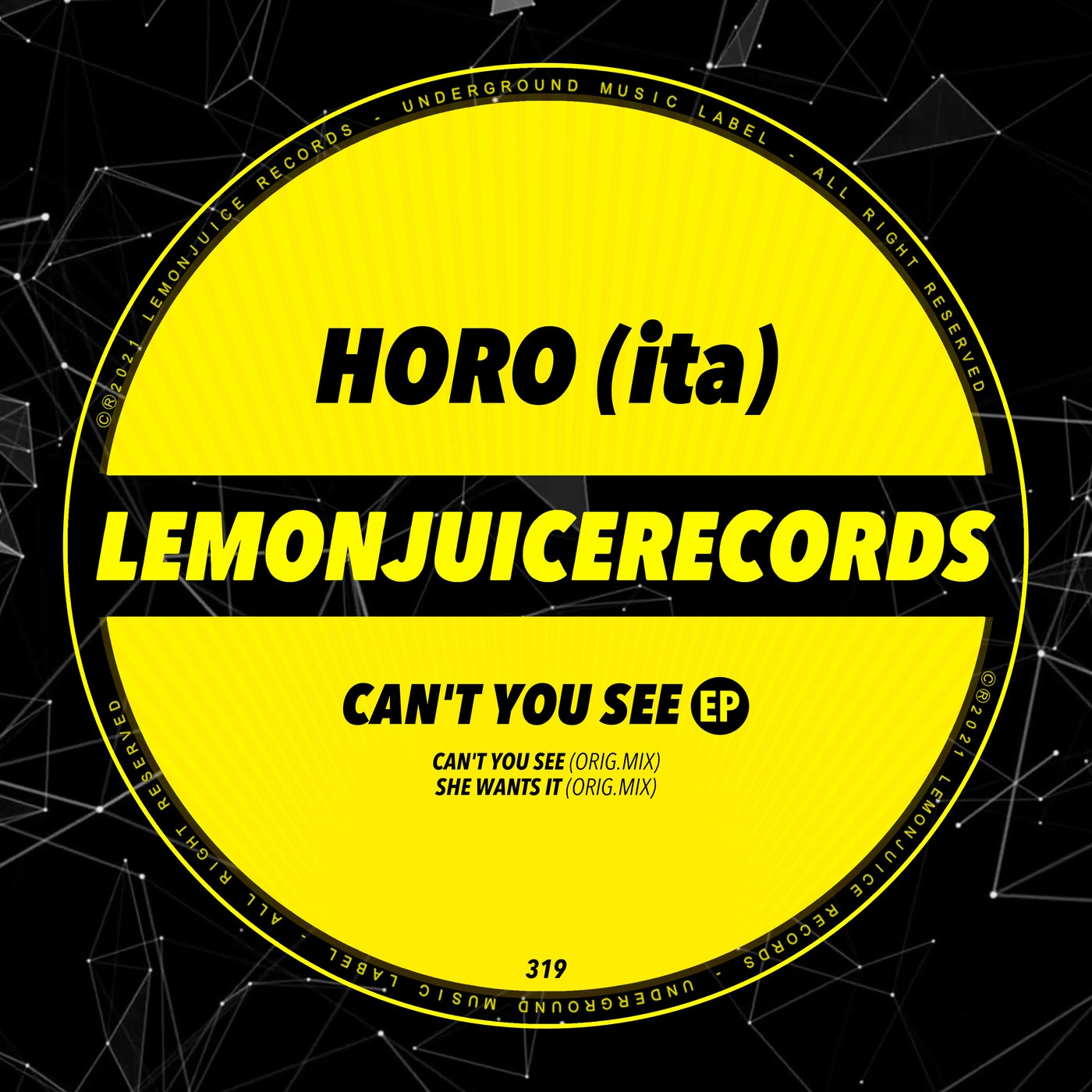 Horo (Ita) - Can't You See [LJR319]